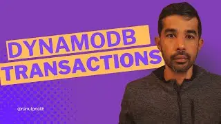 DynamoDB Transactions | .NET ON AWS | AWS Serverless | Amazon