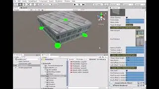 Modelator procedural building shapes in Unity