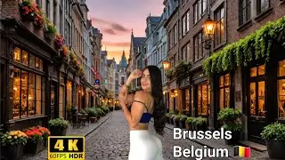 Brussels Belgium: 🇧🇪 Walking tour An exciting all-inclusive tour of Brussels #4K #2024 📸🏰 #travel