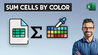 How to SUM cells based on cell color in Excel - SUM by fill color