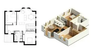 Beginner Revit Tutorial - 2D to 3D Floor Plan (part 2)