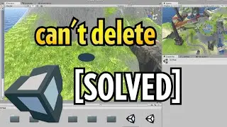 When you can't delete or select an object in Unity, do this.