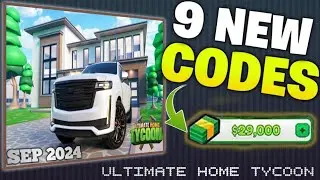 💥UPD💥 ULTIMATE HOME TYCOON CODES IN SEPTEMBER 2024 || 100% WORKING CODES || ROBLOX CODES