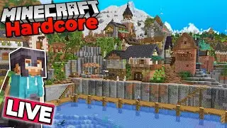 BUILDING A CITY in HARDCORE Minecraft 1.19 Survival Let's Play