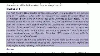 Importation Exportation and Transportation under Customs  Procedure for Clearance for Imported Goods