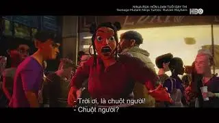 MrBeast Cameo Scene - Teenage Mutant Ninja Turtles: Mutant Mayhem on HBO Asia