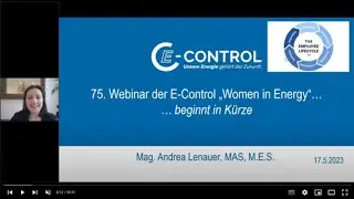 E-Control Webinar: "Women in the Energy Sector"