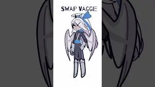 Making Swap Vaggie from hazbin hotel in gacha life 2 :D