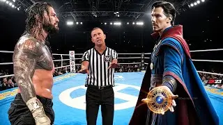 WWE 2K23 - Roman Reigns vs Doctor Strange - FULL MATCH | WWE Aug 22, 2024