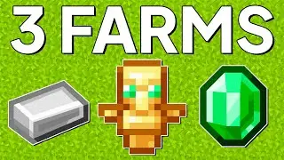 THE BEST 3 FARMS YOU NEED IN MINECRAFT 1.21!