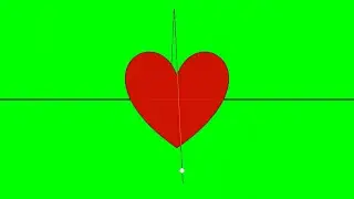 (💓) BEATING HEART (💓) Frame MOTION💯| #greenscreen​ effects - chroma key animations Footage HD *1080*