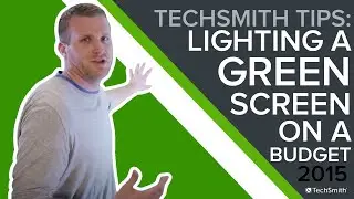 How to Light a Green Screen on a Budget - TechSmith Tips