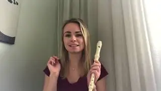 Как играть на блокфлейте 