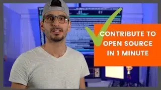 How to contribute to Open Source in 1 minute on GitHub - Open Source is for everyone