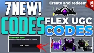 *NEW* WORKING CODES FOR FLEX UGC CODES IN AUGUST 2024 - FLEX UGC CODES - ROBLOX FLEX UGC CODES