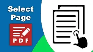 How to select pages in a pdf file in PDF-XChange Editor