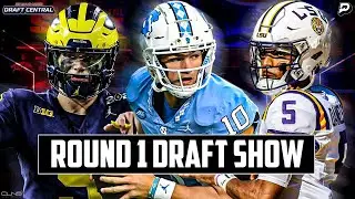 LIVE: Patriots Draft Drake Maye With 3rd Overall Pick | Draft Central