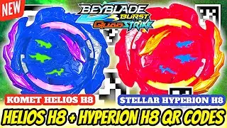 KOMET HELIOS H8 STELLAR HYPERION H8 QR CODE + ALL HELIOS HYPERION QR CODES BEYBLADE QUADSTRIKE APP