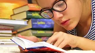 Reading Book footage | Girl Studying Book | non copyrighted footage | NCF