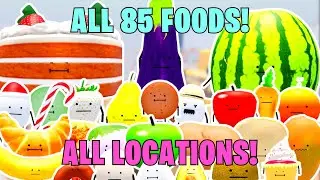 SECRET STAYCATION | ALL 85 FOOD LOCATIONS and SECRET BADGES!