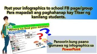 Saan mahahanap si Teacher or Adviser? School Facebook Page or Group infographics Paano ito gawin?