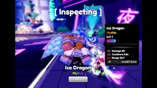 NEW MYTHIC UNIT ICE DRAGON IN ANIME DEFENDERS UPDATE 3