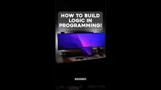 How To Build LOGIC IN PROGRAMMING❤️‍🔥👨‍💻 