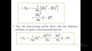 5.5 Normal Incidence at a Plane Dielectric Boundary