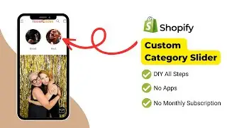 Create Cool Shopify Custom Category Slider | Shopify Customization | No Apps