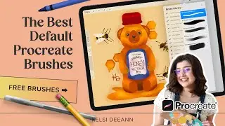 The Best Default and FREE Procreate Brushes in 2024