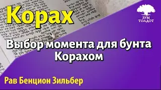 Недельная глава Корах. Рав Бенцион Зильбер