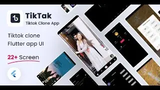 TikTak | Free TikTok Clone Flutter UI Kit | Iqonic Design