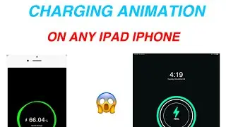 How to add a CHARGING ANIMATION on any iPad iPhone