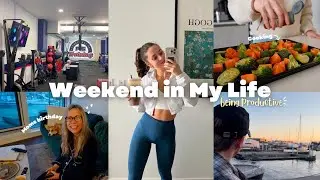 WEEKEND VLOG: Mom Comes to Visit, Meal Prepping, F45, & More!