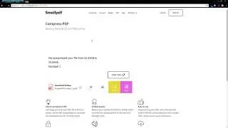 Smallpdf Compressing a PDF Document