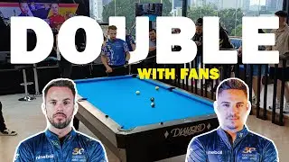 Albin Ouschan & FSR Play doubles with fans | 10 Ball King Jakarta