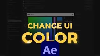 How To Change Interface Color Theme in After Effects 🎨