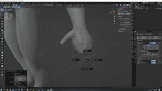 Blender - Hand Blockout using Skin Modifier