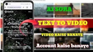 Sora se video kaise banaye ! text to video genrater ! sora login problem fix