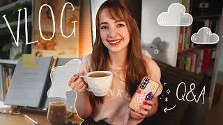 a cozy day in my life & writing vlog ☁️ what motivates me to be a writer?