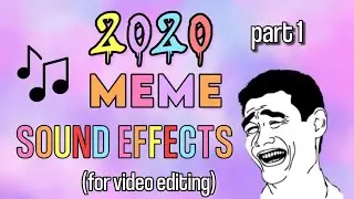 MEME AUDIOS FOR EDITING 2020 | SIDONI TOWNSEND