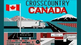 Crosscountry Canada - longplay fullplay - Ingenuity Works (Didatech), 1986/1991 - edutainment game