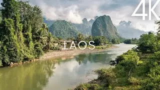 Laos in 4K 60 FPS | 2024 Travel Video