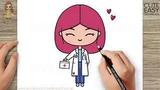 How to Draw Cute Doctor Easy Step by Step