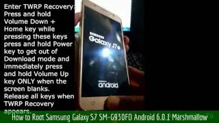 How to Root Samsung Galaxy S7 SM-G930FD Android 6.0.1 Marshmallow