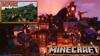 Transforming a Minecraft Village into a Halloween Town! 🎃