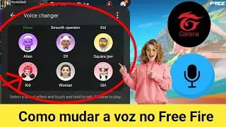 COMO MUDAR A VOZ NO FREE FIRE PELO CELULAR (PASSO A PASSO) - COMO MODIFICAR A VOZ NO FREE FIRE