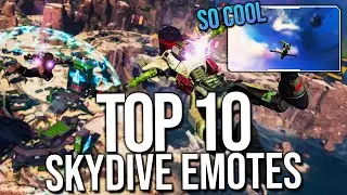 THE BEST SKYDIVE EMOTES IN APEX LEEGENDS... I HAVE 70 DIFFERENT ONES!