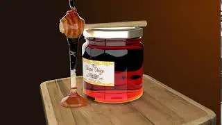 Honey Liquid Simulation