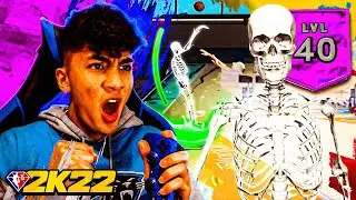 I UNLOCKED THE SKELETON MASCOT ON NBA 2K22! (SEASON 2 LEVEL 40 REWARD REACTION)